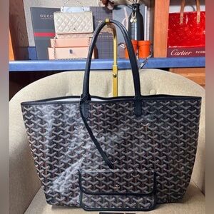 Authentic Goyard St Louis PM Black preloved